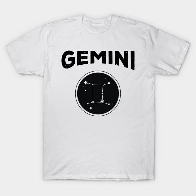 Zodiac Sign Gemini T-Shirt by almostbrand